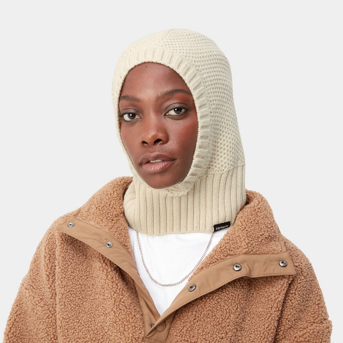 Oblačila Carhartt WIP Remi Balaclava Bela | I032223_1NG_XX, 0