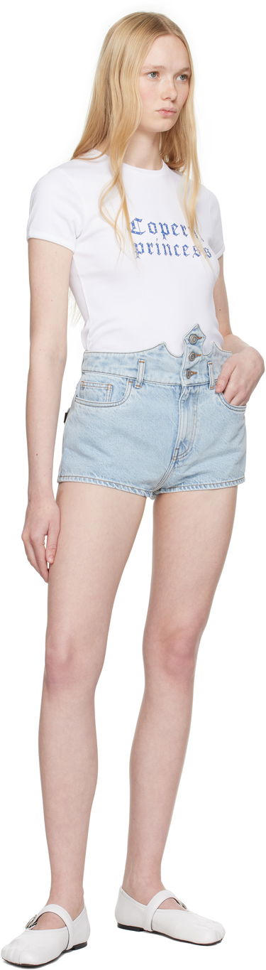 Kratke hlače Coperni Coperni Crown Denim Shorts Modra | DP134F2035, 3