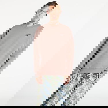 Pulover New Balance New Balance Linear Graphic Fleece Crew Sweatshirt Rjava | MT53529EAS, 0