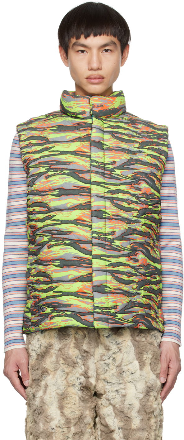 Telovnik ERL Camo Down Vest Zelena | ERL06J007