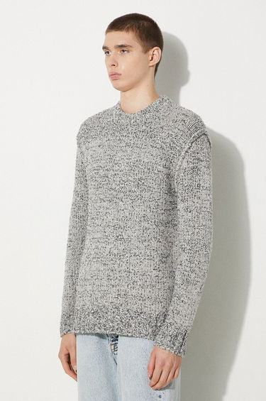 Pleteni pulover Samsoe Samsoe Samsoe Samsoe Warm Wool Sweater Siva | M23300086, 3