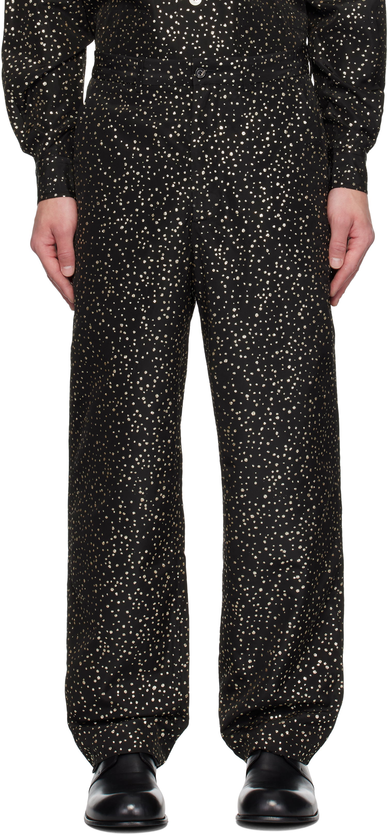 Hlače Bode Glitter Trousers Črna | MRF24BT067, 0