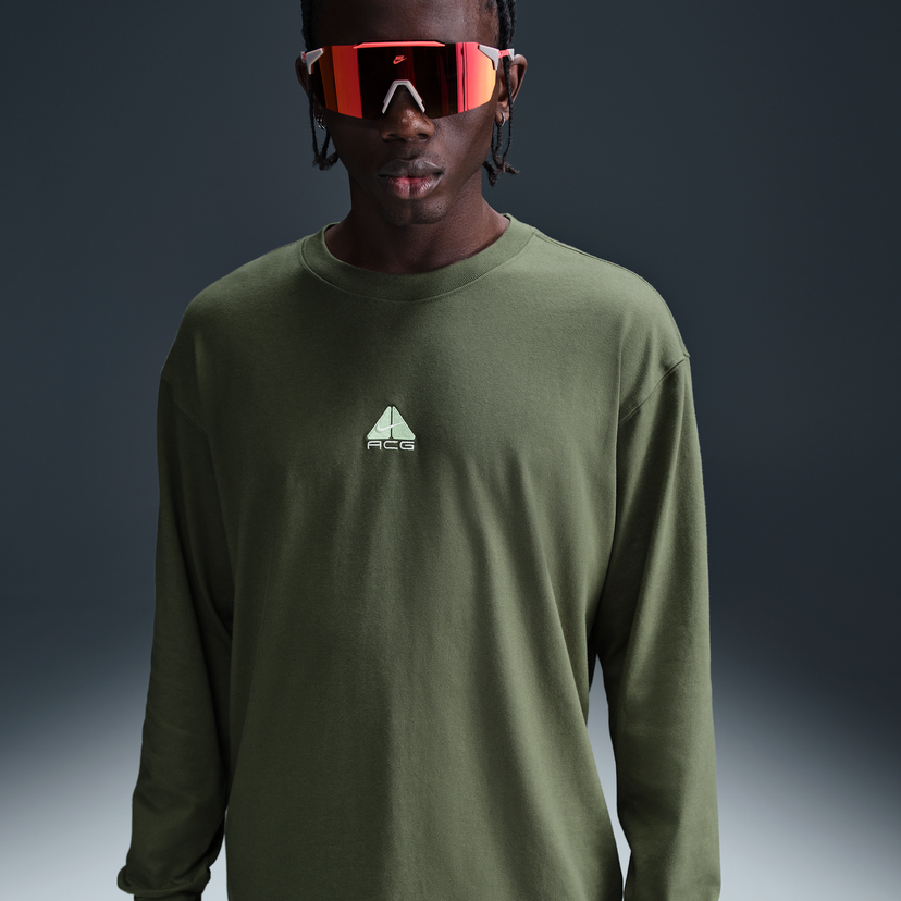 Pulover Nike ACG ACG "Lungs" Long Sleeve T-Shirt Zelena | DR7753-222