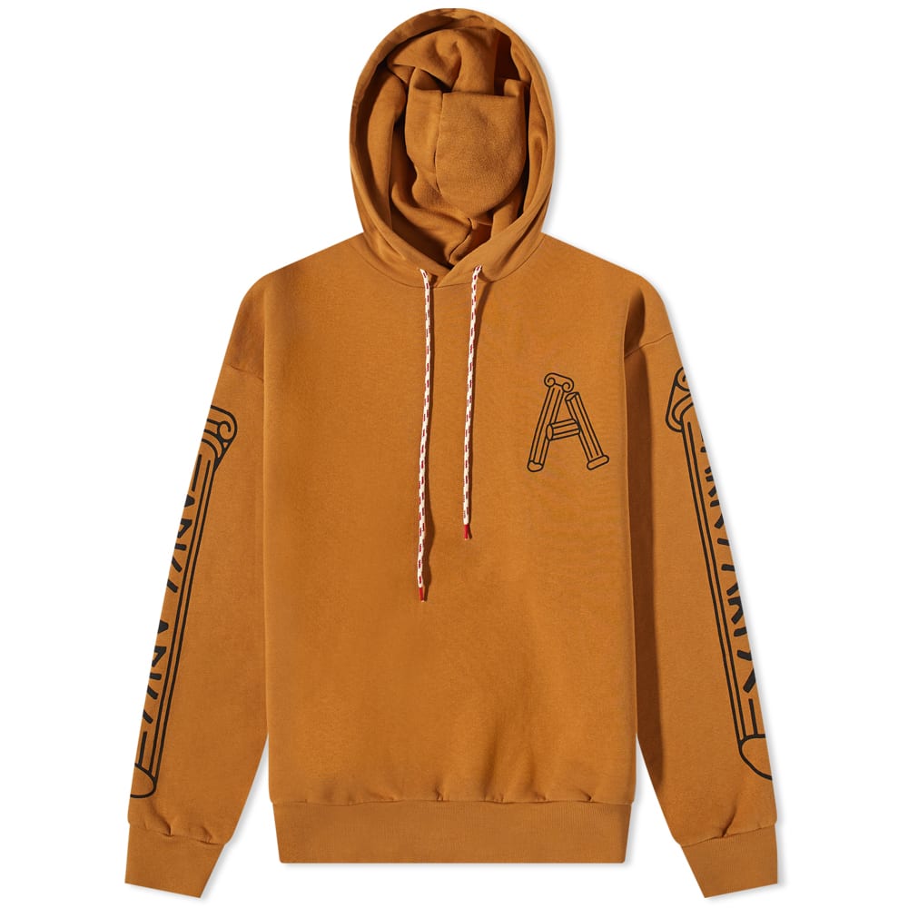 Pulover Aries Aries Column Hoody Rjava | FTAR20010-CML, 0