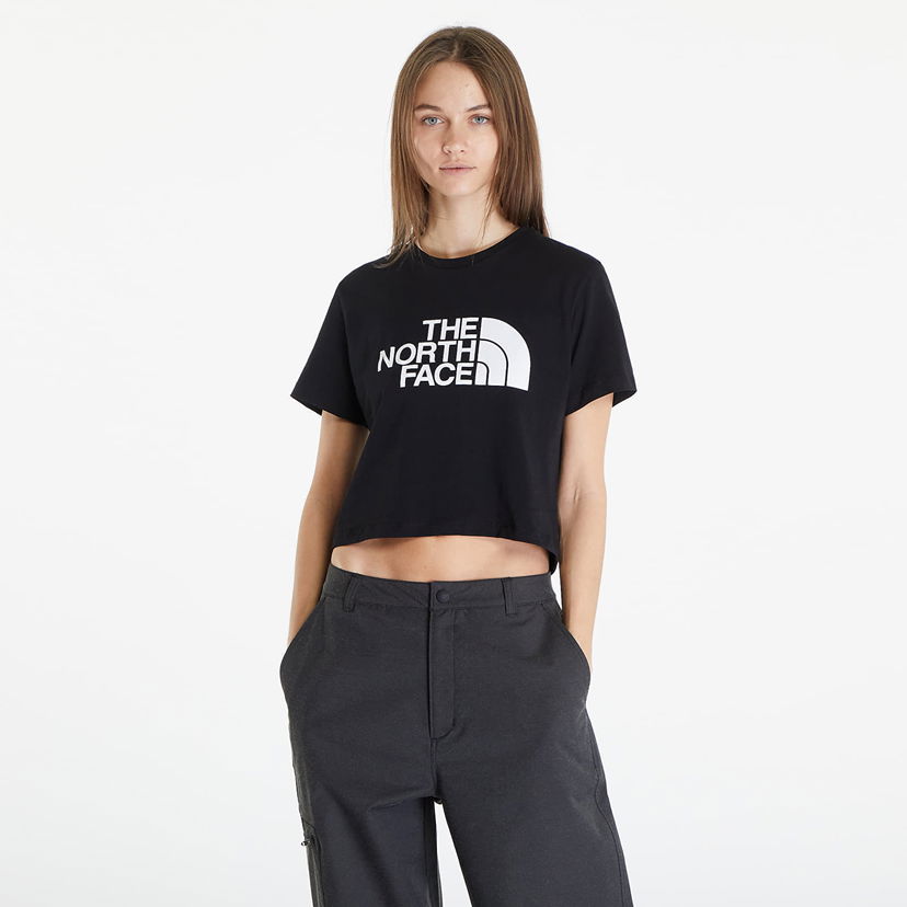 Krop-top The North Face Cropped Easy Tee TNF Black Črna | NF0A87NAJK31