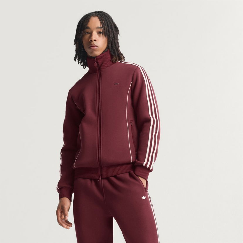 Trenirka adidas Performance Premium Sport Track Jacket with Piping Details Bordo | JY2738