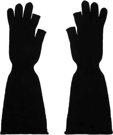 Rokavice Rick Owens Rick Owens Sphinx Long Fingerless Gloves Črna | RU02E1489 M, 1