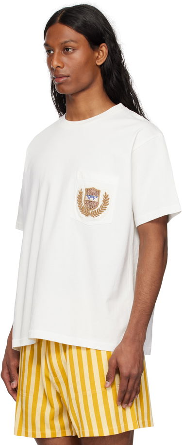 Majica Bode Bode Sportsman Patch Pocket T-Shirt Bela | MRS25CS060, 3