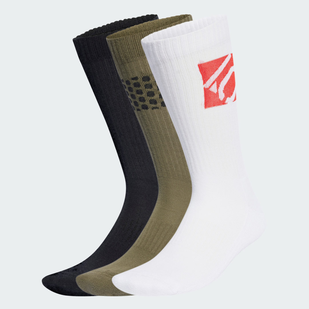 Nogavice adidas Performance Five Ten Biking Cushioned Crew Socks - 3 Pairs Večbarvna | IN8285, 0