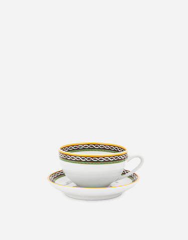 Home decor Dolce & Gabbana Porcelain Teacups With Saucers Set Bela | TC0S13TCALIUC152, 1