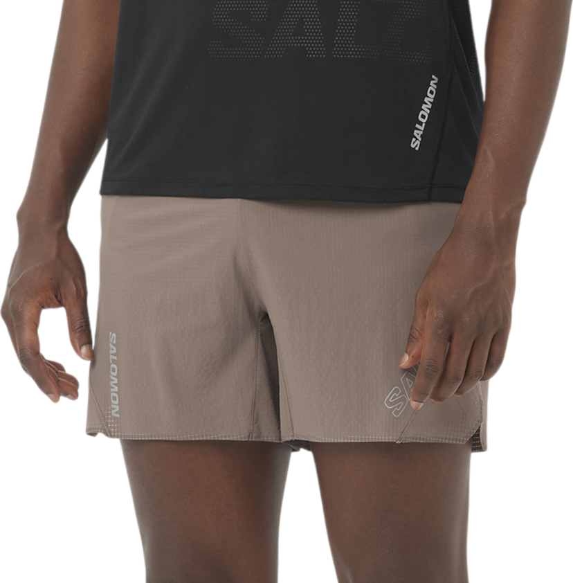 Kratke hlače Salomon Salomon Sense Aero 5" Shorts Rjava | lc2433-0