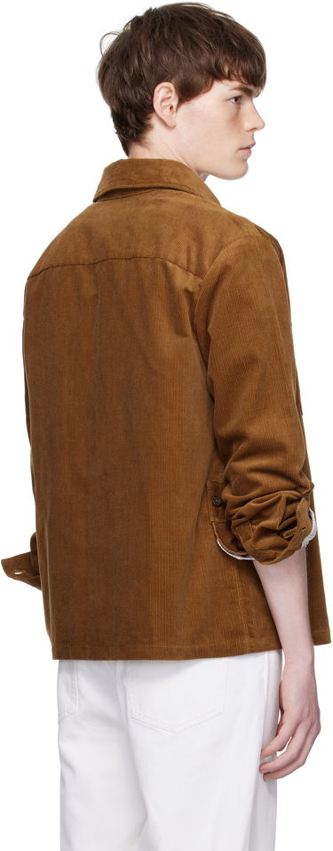 Srajce A.P.C. A.P.C. Leon Corduroy Overshirt Rjava | COHHO-H32019, 2