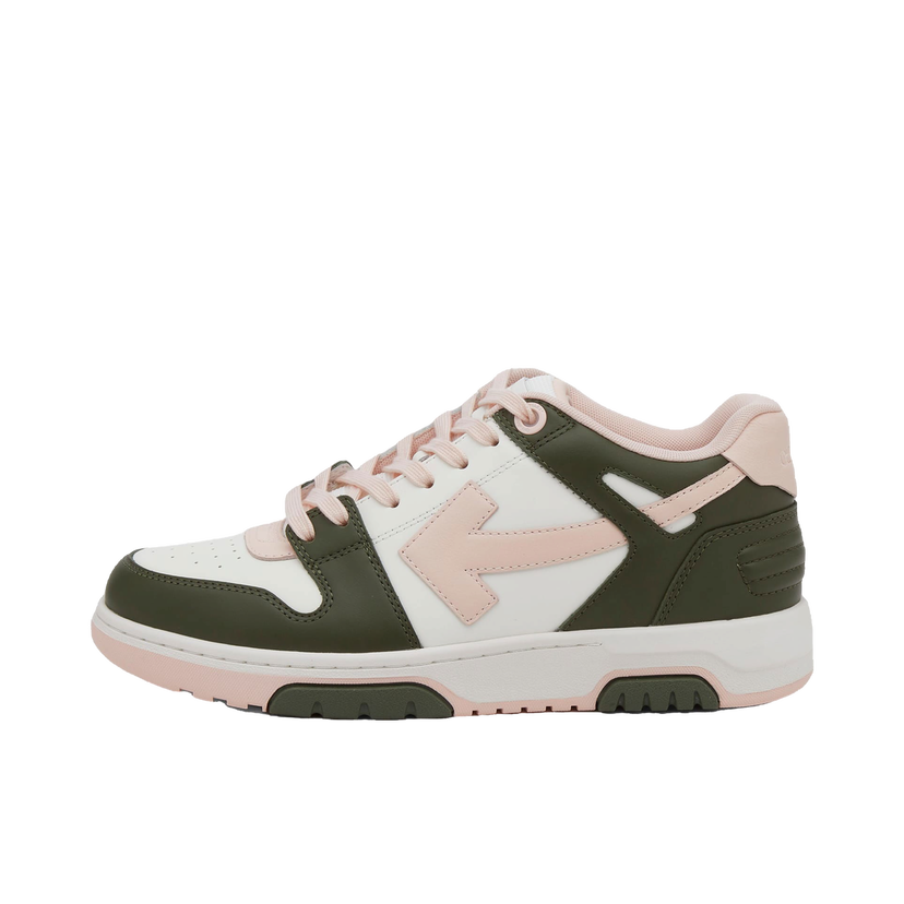 Superge in čevlji Off-White Out Of Office Calf Leather Military Sneakers Zelena | OWIA259F24LEA0055631
