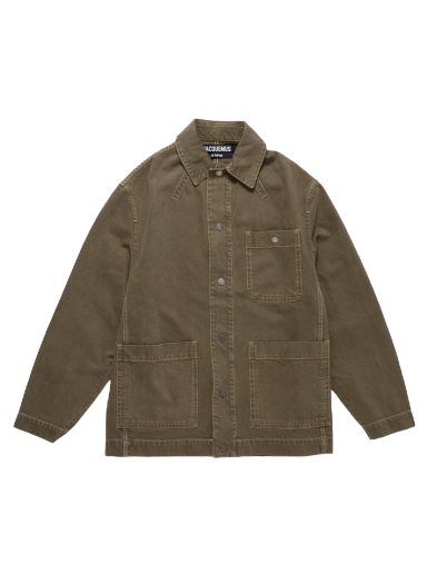 Jakna Jacquemus La Veste De-Nimes Yelo Rjava | 225DE006-1016-56A