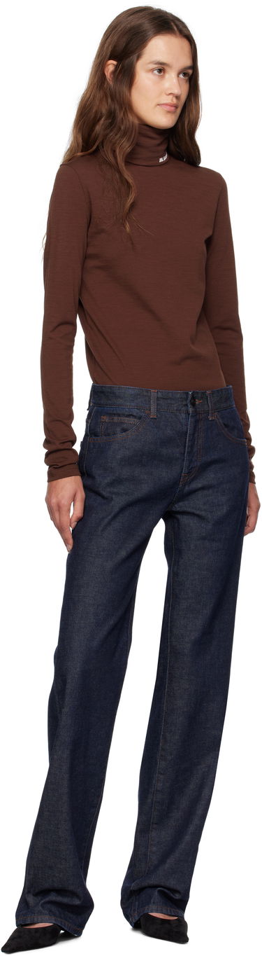 Pleteni pulover Jil Sander Printed Turtleneck Črna | J40GC0020_J70021, 4