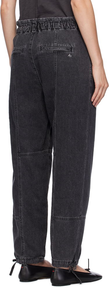 Cargo hlače rag & bone Featherweight Jordan Drawstring Jeans Črna | WDD24F2992ITAN, 2
