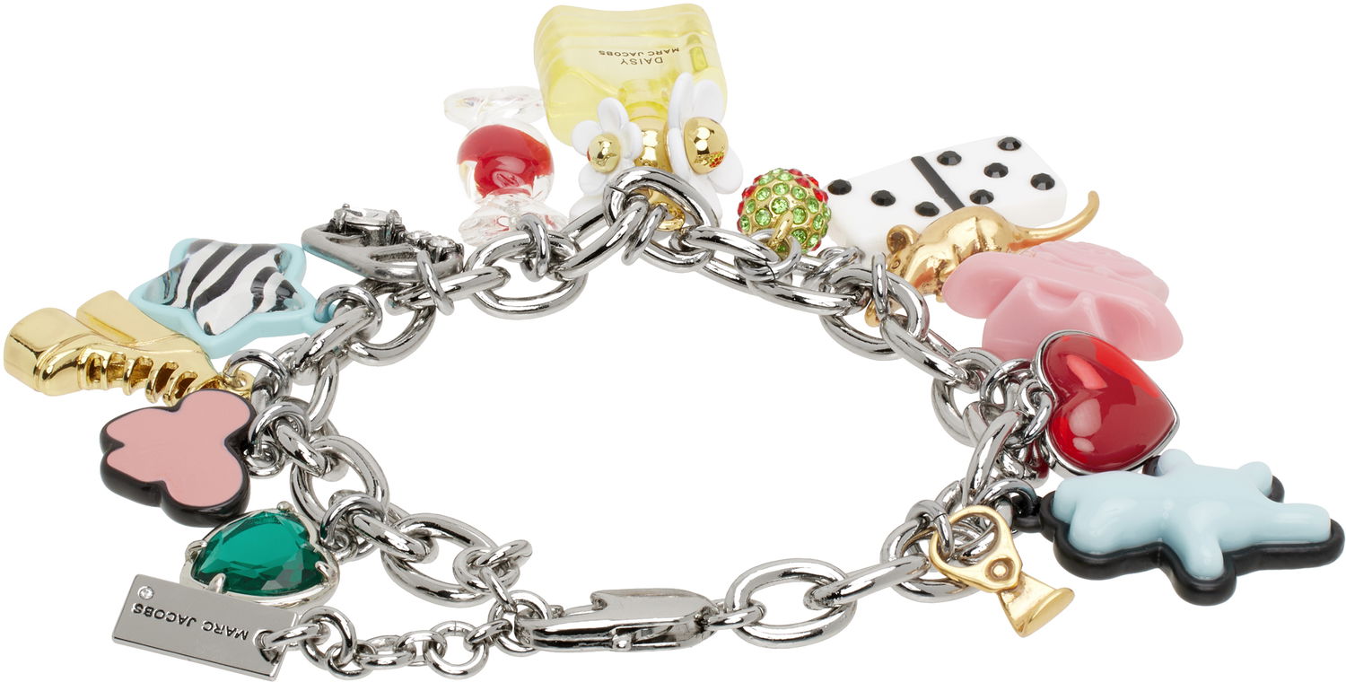 Zapestnica Marc Jacobs Marc Jacobs Sticker Charm Statement Bracelet Večbarvna | 2S5JBR001J85, 1