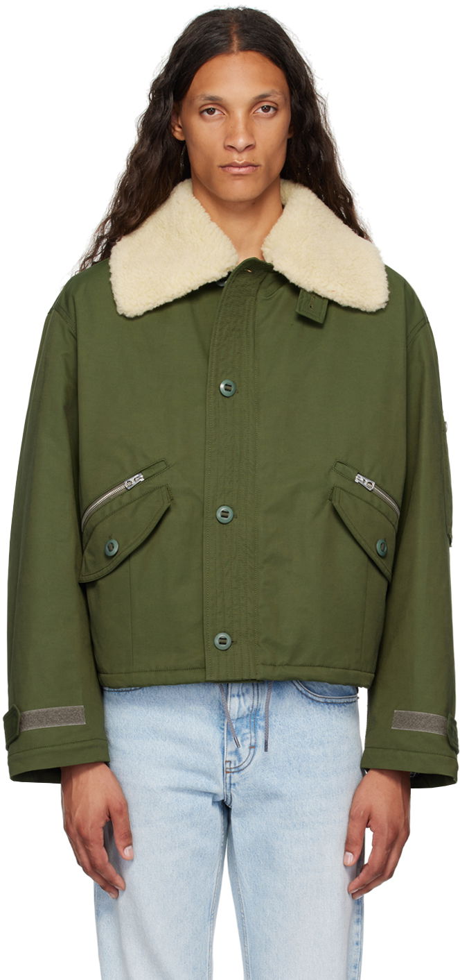 Jakna KENZO Green Paris Army Flight Jacket Zelena | FE65BL1499OB