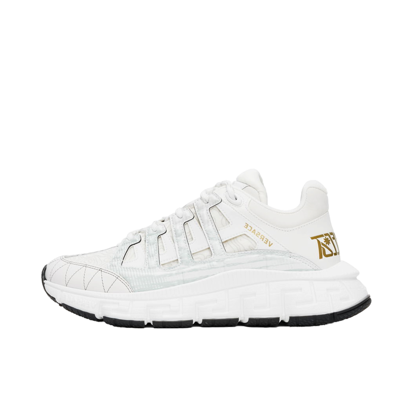 Superge in čevlji Versace Trigreca Sneakers "White & Gold" Bela | DSU8094 D18TCG