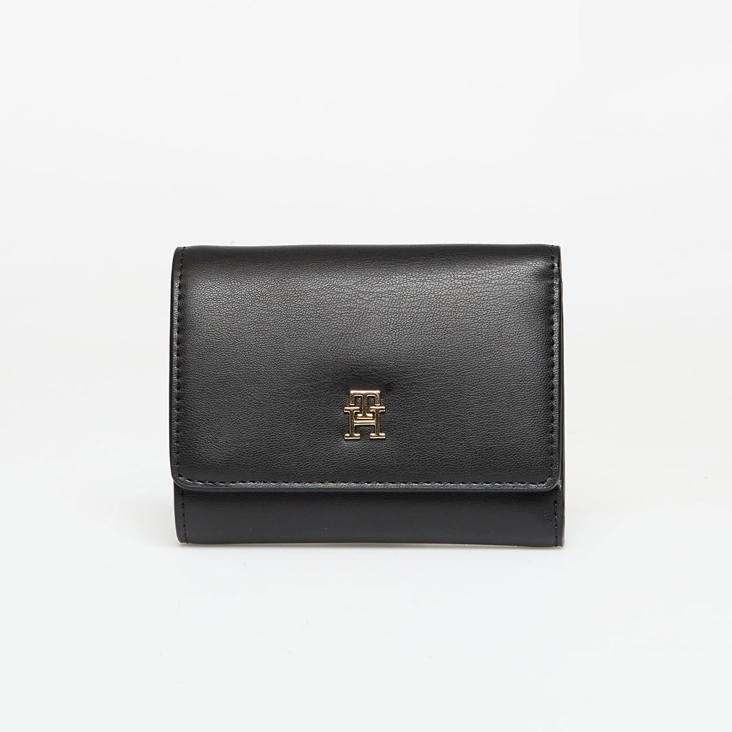 Denarnica Tommy Hilfiger Wallet TH Monogram Flap Trifold Wallet Black Universal Črna | AW0AW17737 BDS, 0