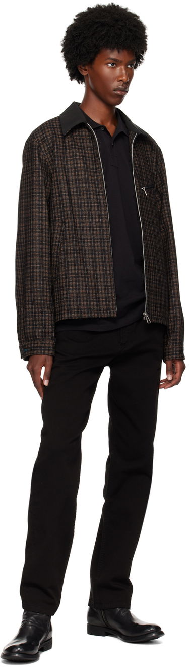 Jakna Paul Smith PS Paul Smith Check Zip Jacket Rjava | M2R-022Z-N22095-79, 3