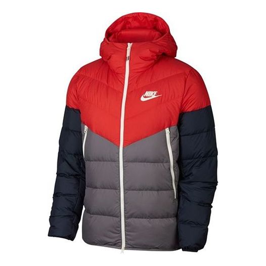 Puhovka Nike Sportswear Windrunner Down Fill Jacket Rdeča | 928834-634