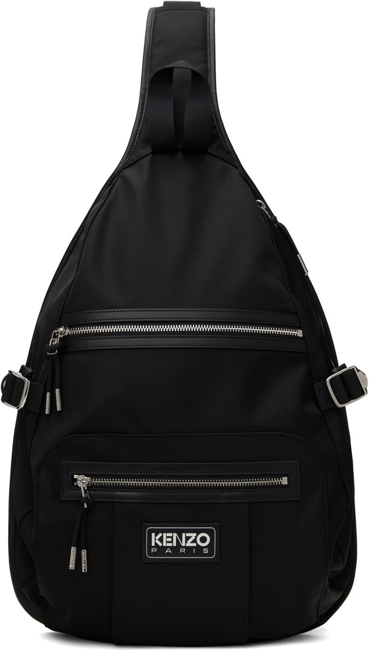 Nahrbtnik KENZO One Shoulder Backpack Črna | FE65SA120B10