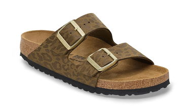 Superge in čevlji Birkenstock Arizona Synthetik Regular Fit Leopard Print Sandal Rjava | 1030594, 1