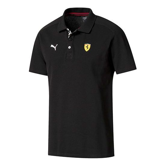 Polo majica Puma Scuderia Ferrari Classic Polo Shirt Črna | 762387-02