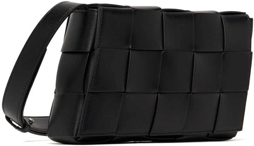 Torba za čez ramo Bottega Veneta Bottega Veneta Speed Cassette Shoulder Bag Črna | 765897V3KK0, 1