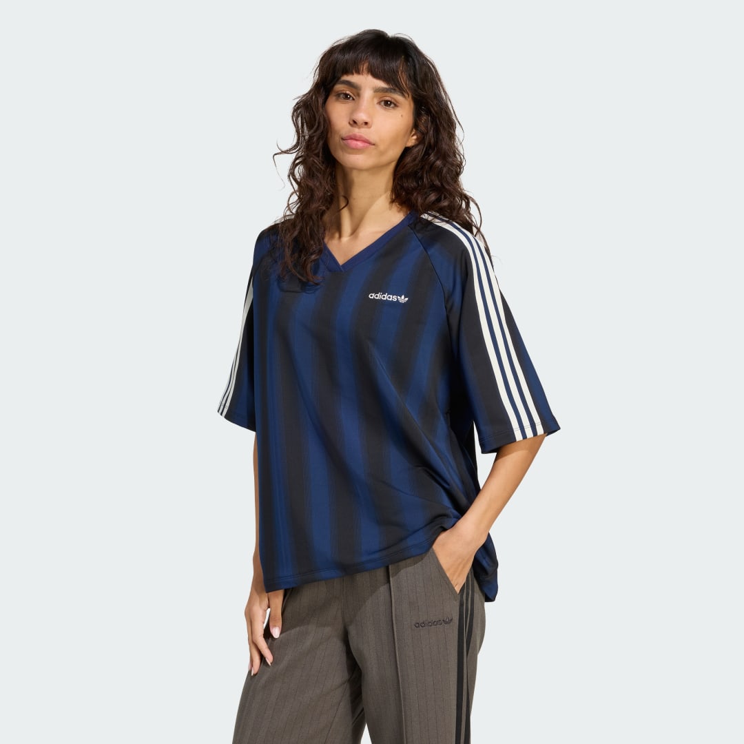 Majica adidas Performance Linear Logo Oversized Tee Modra | JY2854, 0
