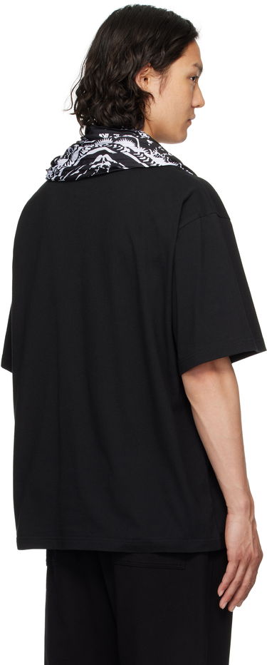 Majica We11done We11done Wrinkled Muffler T-Shirt Črna | WD-TT1-25-732-U-BK, 2
