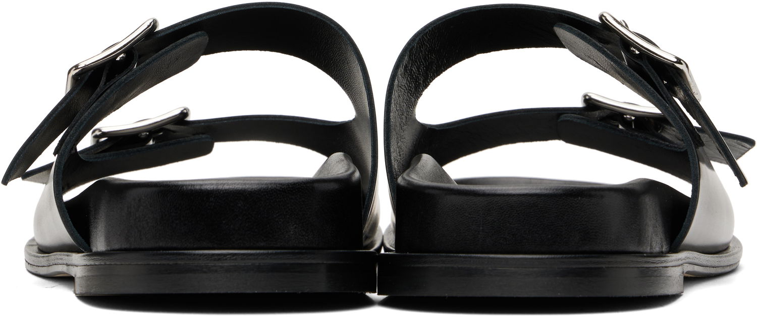 Modni dodatki Aeyde Aeyde Meena Leather Sandals Črna | A11-FS-FOXR08FL174-SS25-800-001, 1