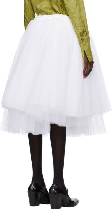 Krila Comme des Garçons Comme des Garçons Tulle Midi Skirt Bela | GO-S015-051, 2