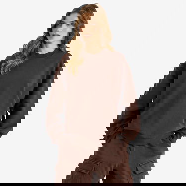 Pulover SKIMS SKIMS Boyfriend Fleece Pullover, Size Large Rjava | PL-PLO-8017W-ESPRESSO, 2