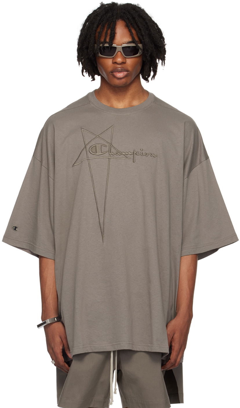 Majica Rick Owens Edition Tommy Oversized T-Shirt Siva | CM01D9229 CHJER
