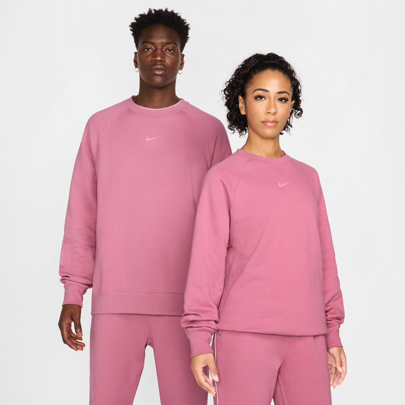 Pulover Nike Fleece Crewneck Sweatshirt Roza | FN8160-667