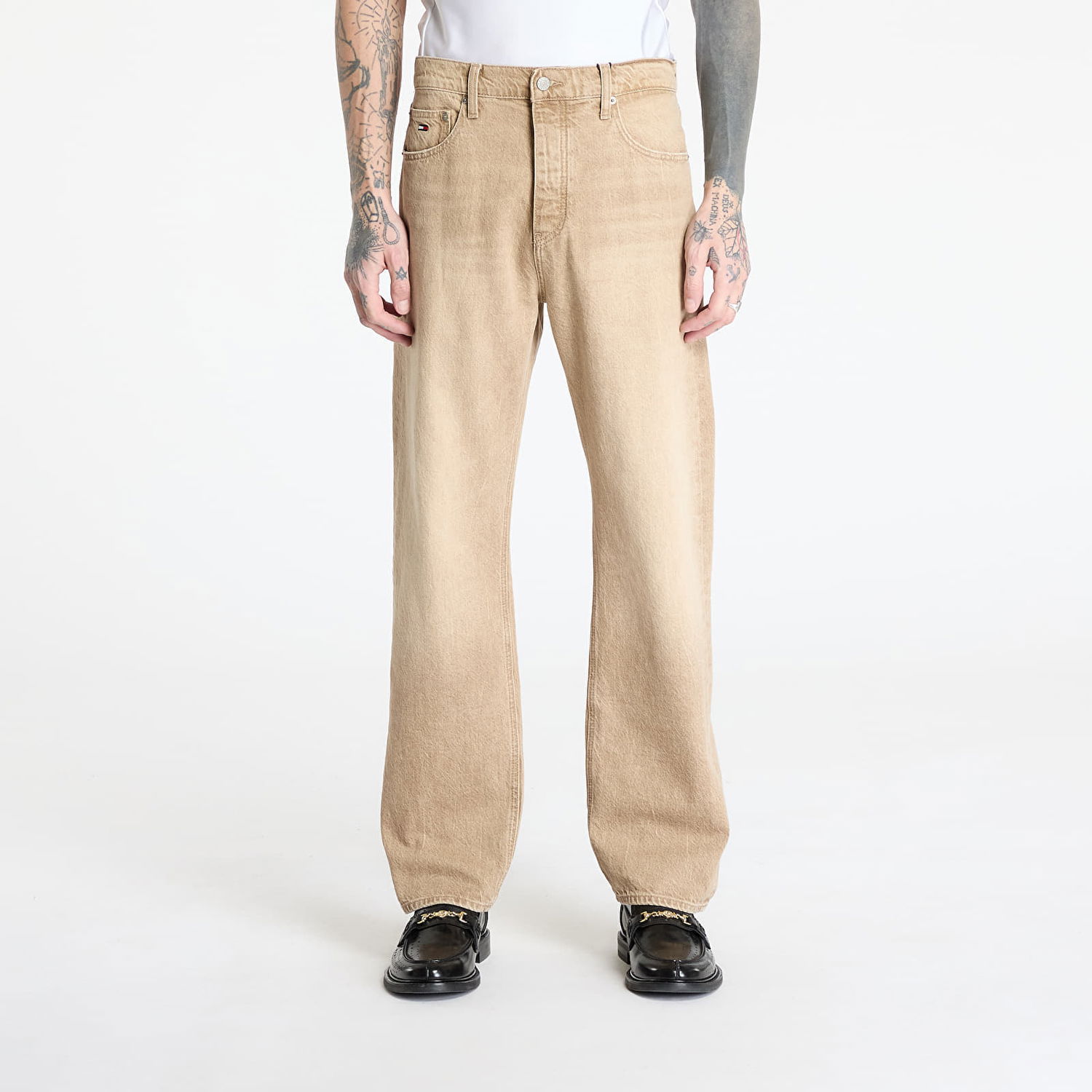 Kavbojke Tommy Hilfiger Tommy Jeans Otis Regular Straight Jeans W29/L32 Bež | DM0DM21856 1CE, 0