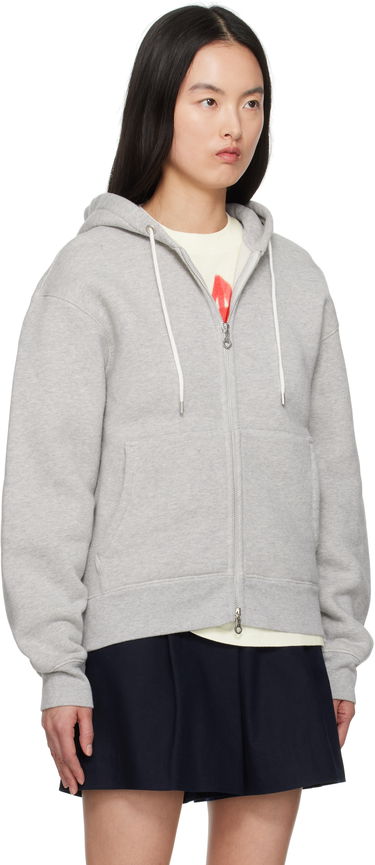 Pulover OUR LEGACY Our Legacy Rascal Zip-Up Hoodie Siva | M2256RG, 4