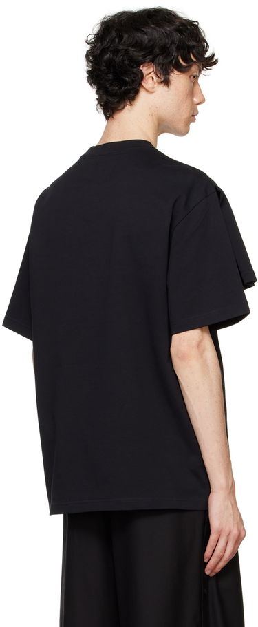 Majica Feng Chen Wang Feng Chen Wang Double Collar T-Shirt Črna | FF12TSH715B, 2