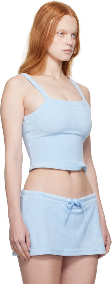Majica brez rokavov GUIZIO Guizio Dani Terry Tank Top Bela | P25106K098, 4