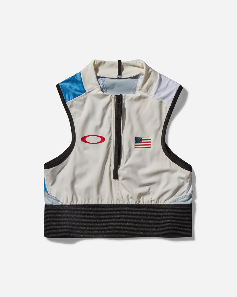 Modrček OAKLEY Team USA Surfing Compression Bra Siva | FOA500873 231