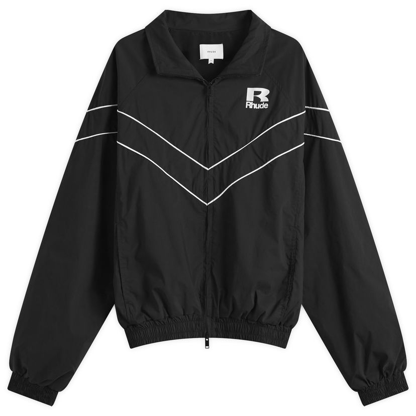 Vetrovka Rhude Rhude Piping Raglan Track Jacket, Size Large Črna | RHPS25JA010050015