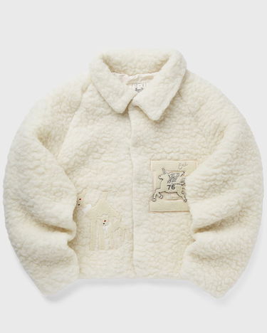 Bomber jakna ERL Fleece Bomber Jacket Bela | ERL09J001, 0