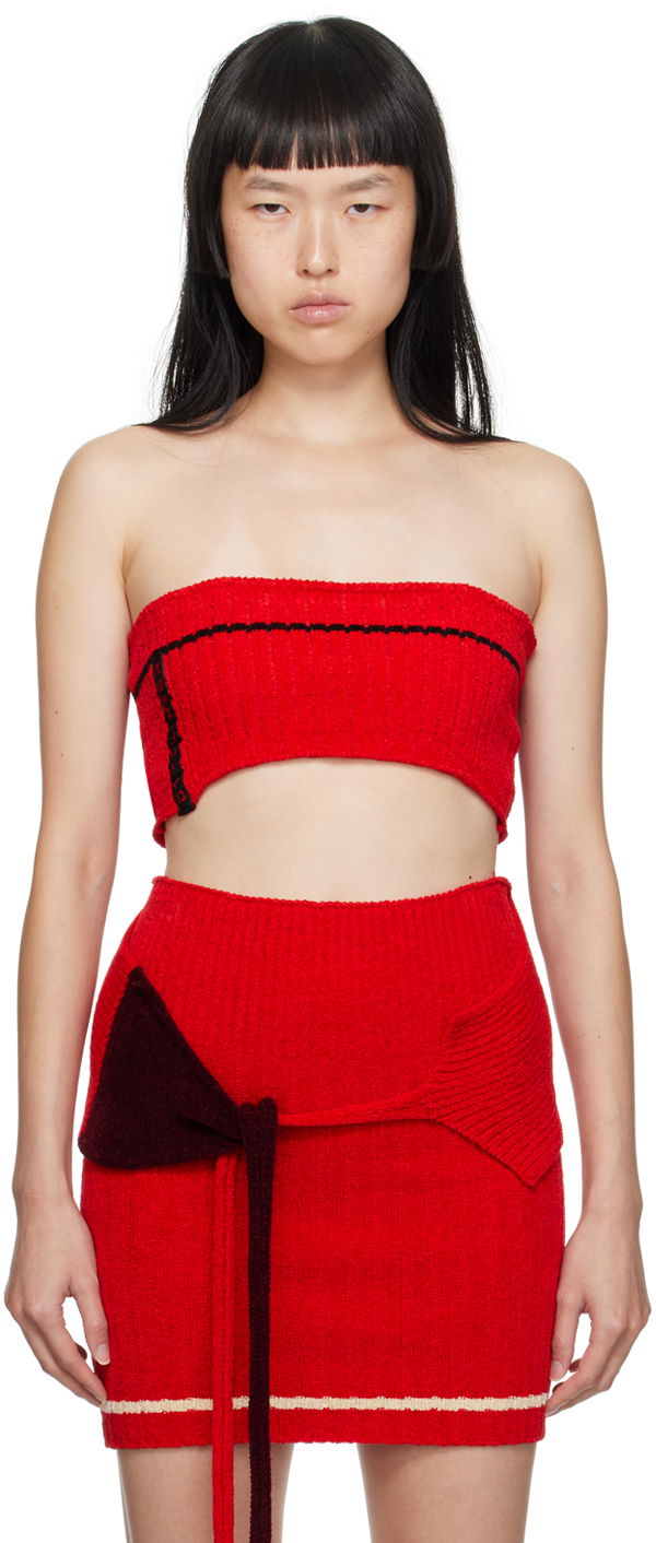 Krila Ottolinger Ottolinger Patch Tube Top Rdeča | 708101
