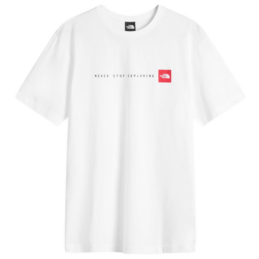 Majica The North Face Never Stop Exploring T-Shirt, Size Small Bela | NF0A87NSFN4
