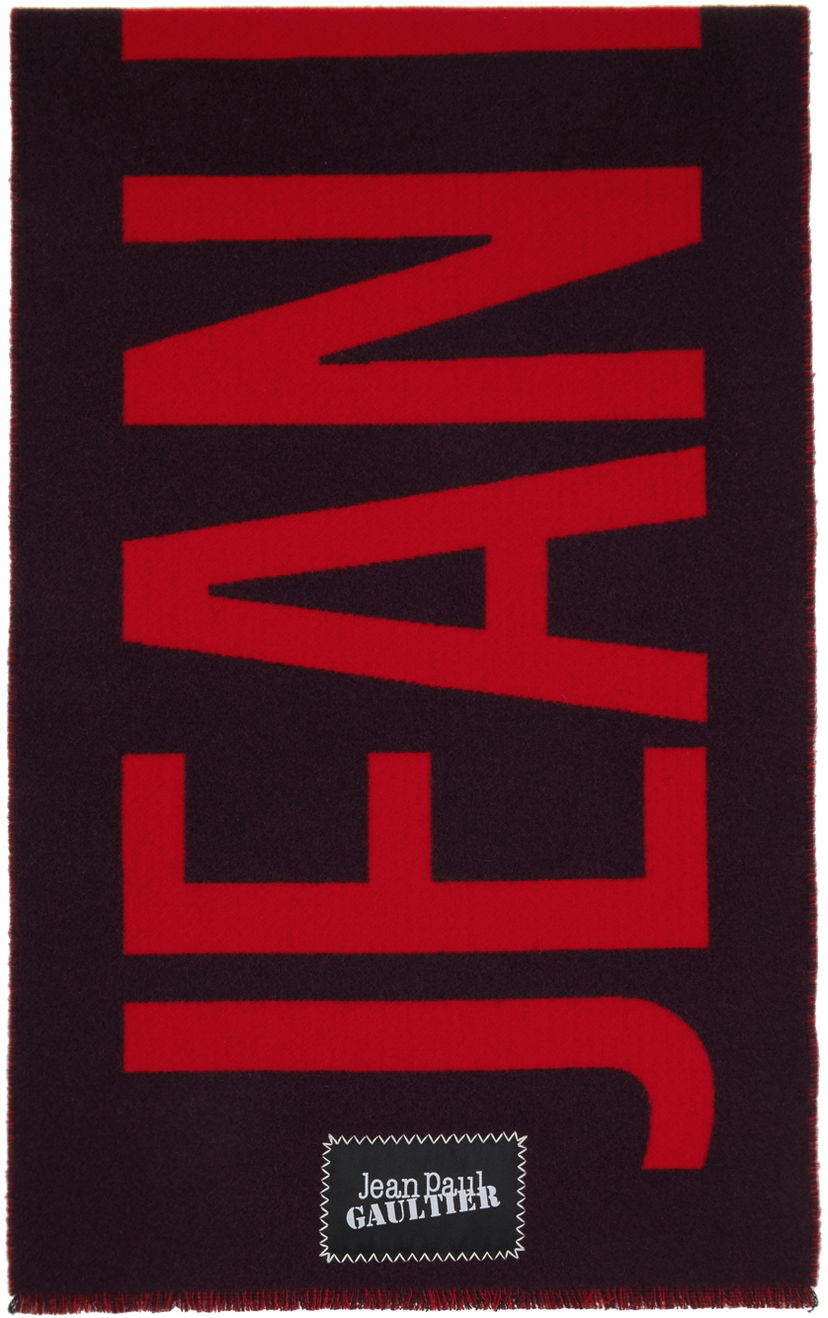 Šala Jean Paul Gaultier 'The ' Scarf Črna | 24/30-U-EC035P-C549-2830