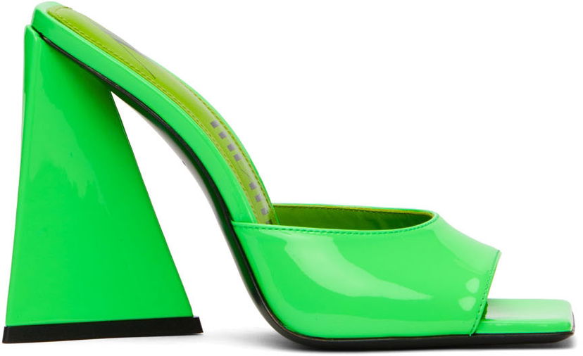 Obleke The Attico Attico Devon Heeled Sandals Zelena | 227WS000 L002