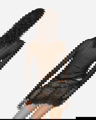 Krila Jean Paul Gaultier Shayne Oliver Turtleneck Top Črna | TO187I-T001 0000, 3