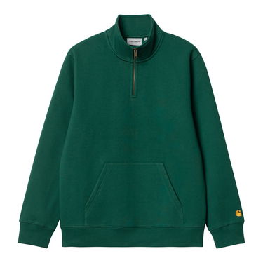 Pulover Carhartt WIP Chase Neck Zip Hoodie Zelena | I033665_1YW_XX, 0